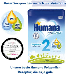 Humana PROBALANCE 2 follow-on milk, after the 6th month, 750 grams Mother and Child Naty Shop