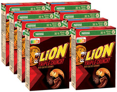 Triple Crunchy Churro Breakfast Cereal with Milk Chocolate and Salted Caramel, Wholegrain Content 36%, Pack of 8 (8x300g)