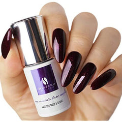 Mistero Milano UV Glitter Nail Polish - LED Nail Polish - Glitter Hybrid - Full Coverage - 7ml Into the Dark Night