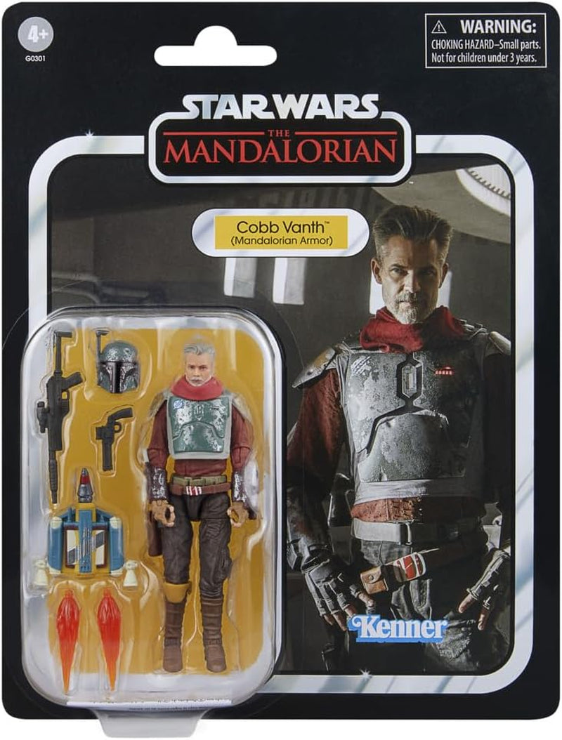 Star Wars Vintage Collection Cobb Vanth (Mandalorian Armor), Deluxe Zu Mandalorian Action Figure, Scale 9.5cm Action figures Naty Shop