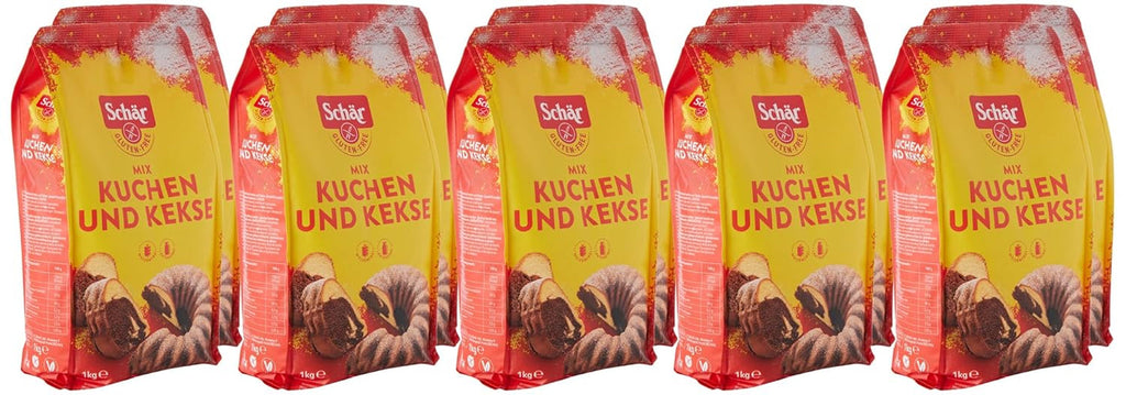 Mix C - Kuchen & Kekse Backmischung Glutenfrei 1Kg, 10Er Pack Amestec pentru copt si gatit Naty Shop Default Title