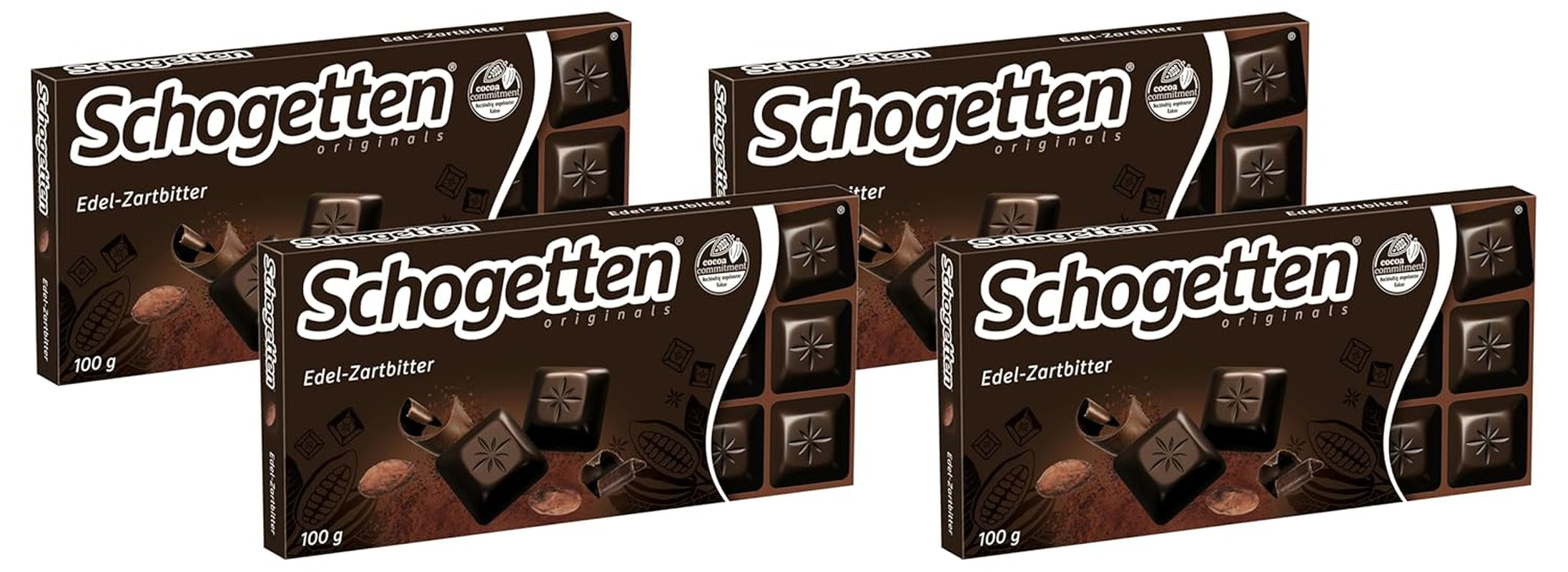 Schogetten dark chocolate (50% cocoa), 100 g