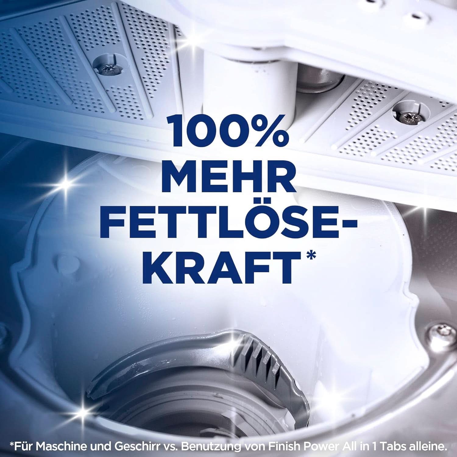 Finish Machine Cleaner Tabs - Pastile pentru mașina de spălat vase împotriva murdăriei și grăsimii din interiorul mașinii de spălat vase, 3 pastile Naty Shop