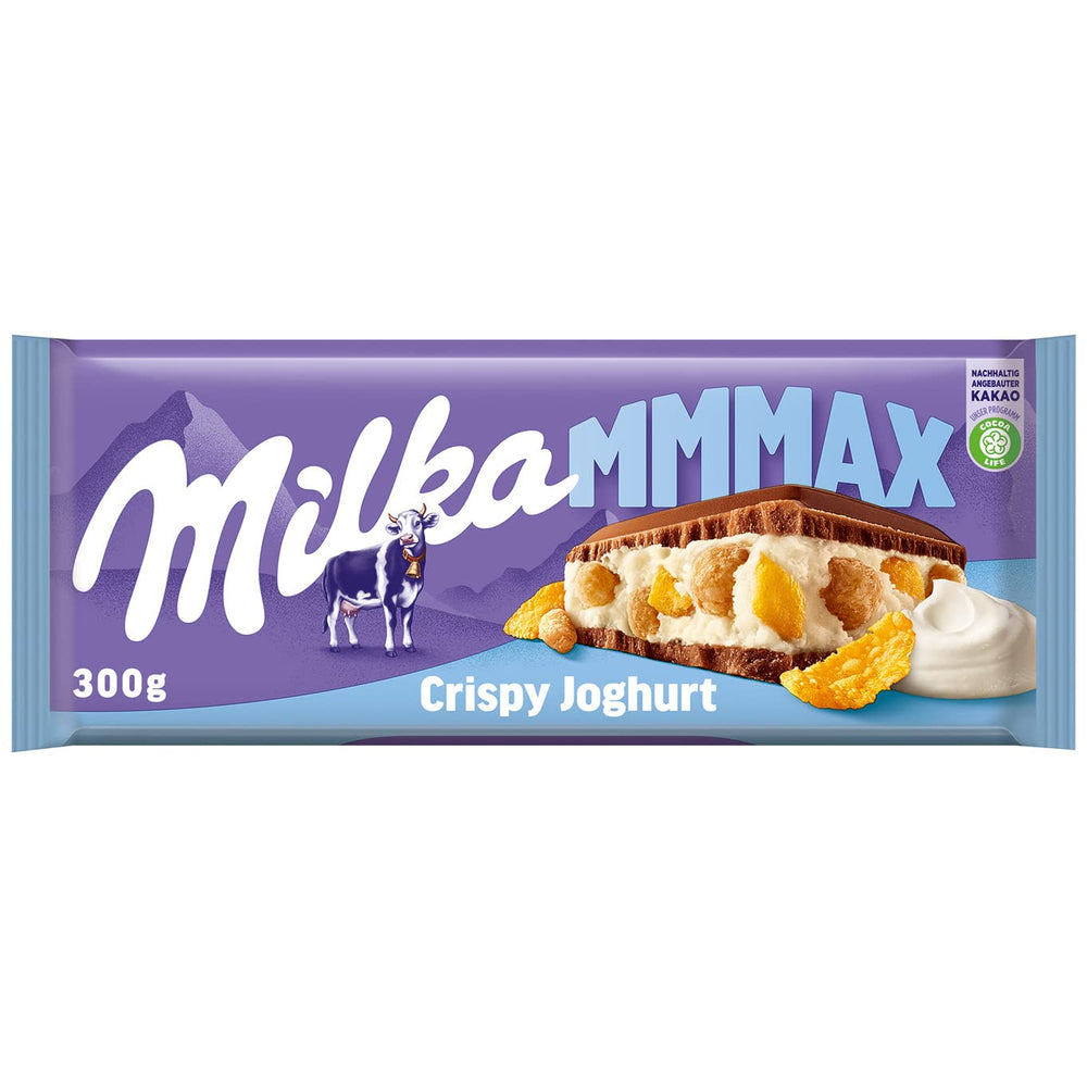 Milka Mmax Triolade – Alpine milk chocolate with white and dark chocolate – 280g