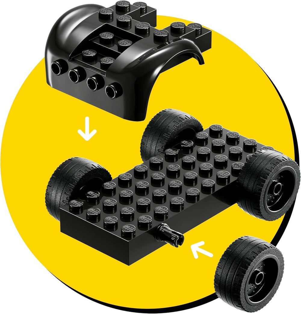 LEGO DC Batman: Batman & Batmobile Vs. Mr. Freeze - Superhero car toy with 2 minifigures - Ice shooter with fire elements - Gift for boys and girls from 4 years old 76301 Building sets Besuche den LEGO-Store