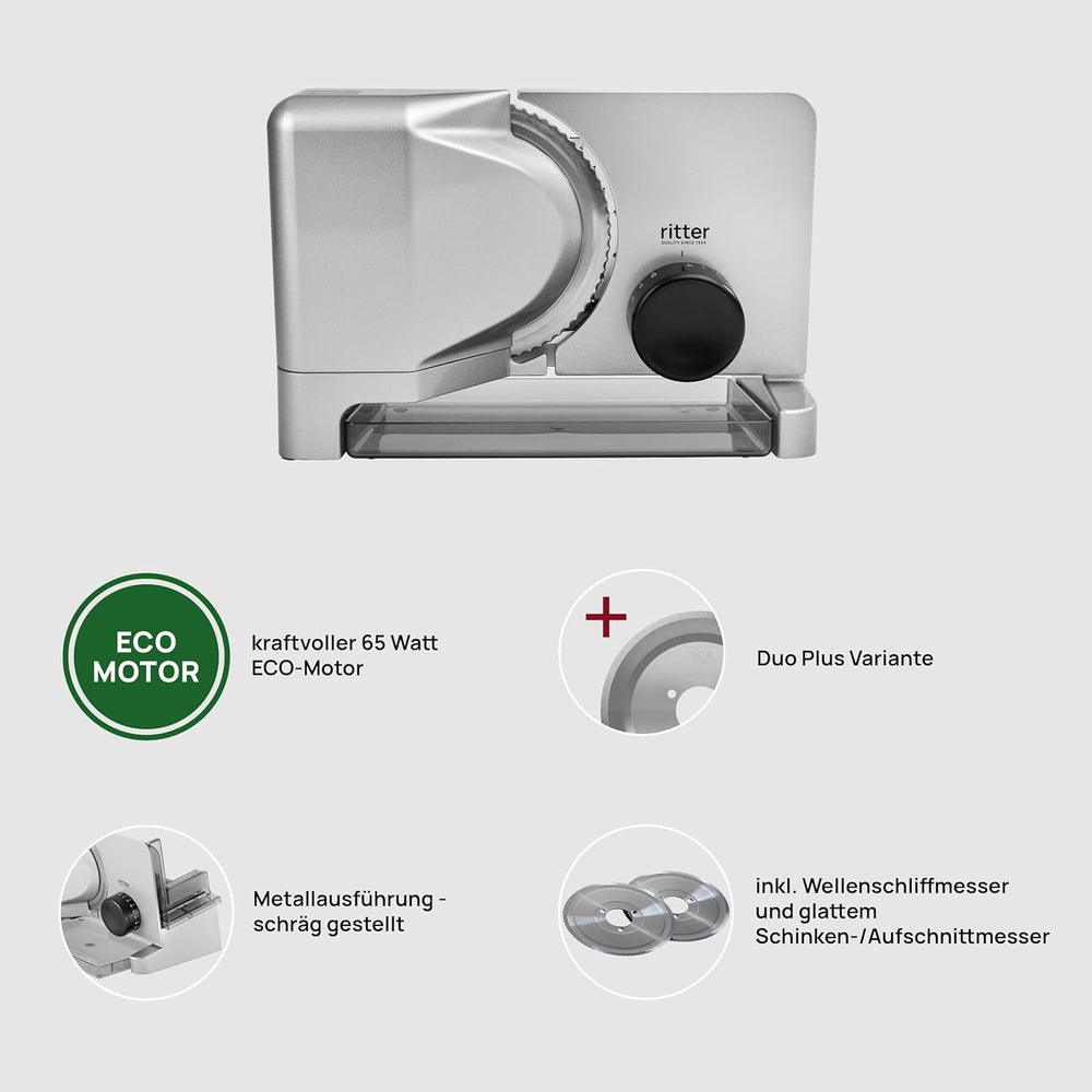 Ritter E 16 Duo plus Multifunctional electric slicer, made in Germany Graters and Slicers Naty Shop