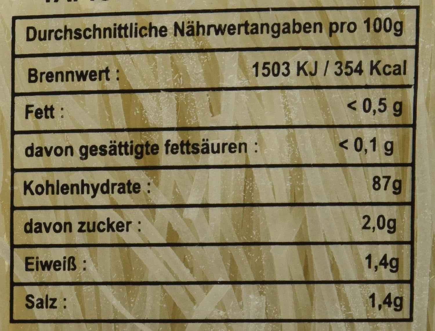 Rice noodles with tapioca 2.5 mm (Huû tieáu nam vang) (1 x 400 g)