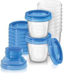 Philips Avent Austellungssystem Für Muttermilch, Becher Inklusive Deckel, Adapter (Modell SCF618/10) Accessories Food and Breastfeeding Bebe Naty Shop