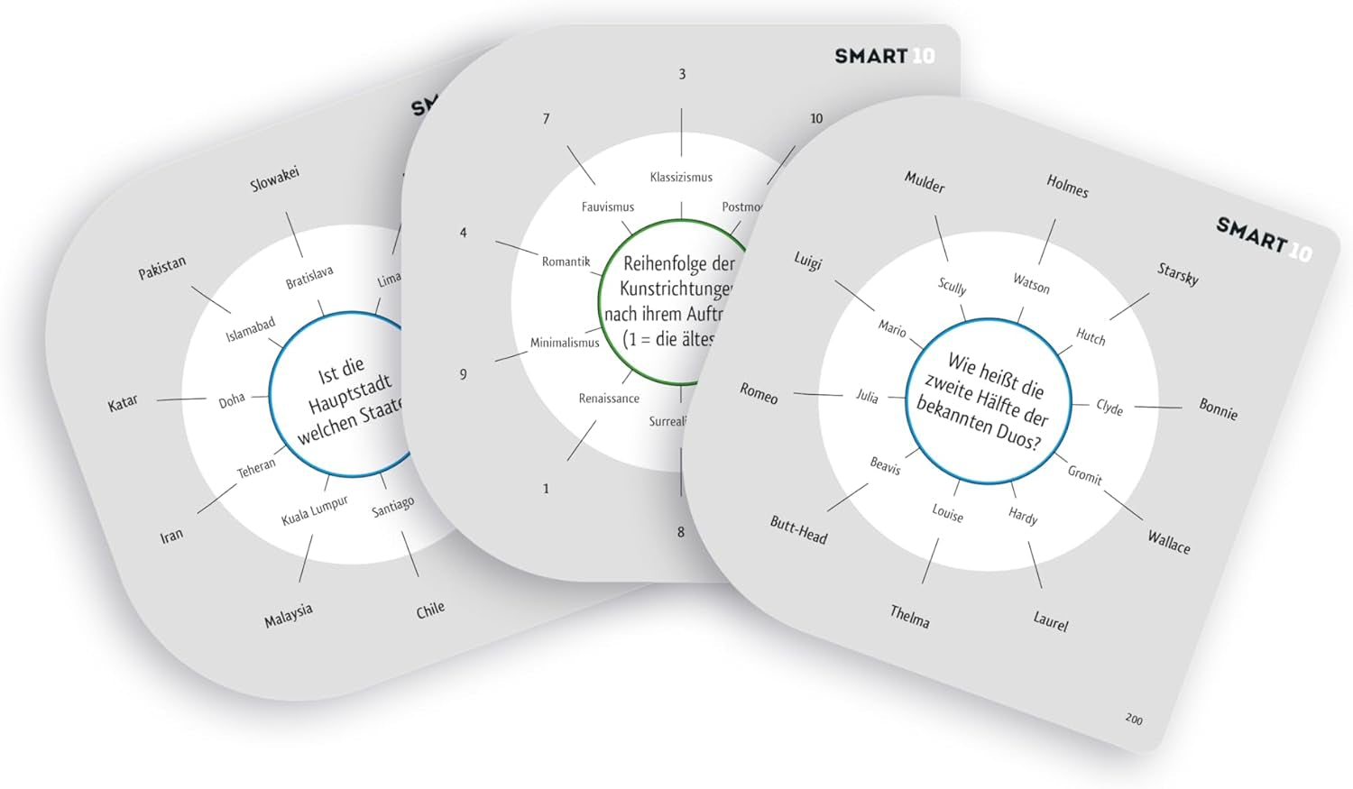 Piatnik 7167 - Smart 10 | The revolutionary know-it-all board game | For Quiz Enthusiasts | Who is the king of quizzes? | Ages 12+ | A to Z Knowledge Questions | For home and away