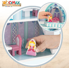 Colorbaby WOOMAX 49314 - Wooden lock 37 X 15 X 53.5 Cm +3A Dollhouses Naty Shop