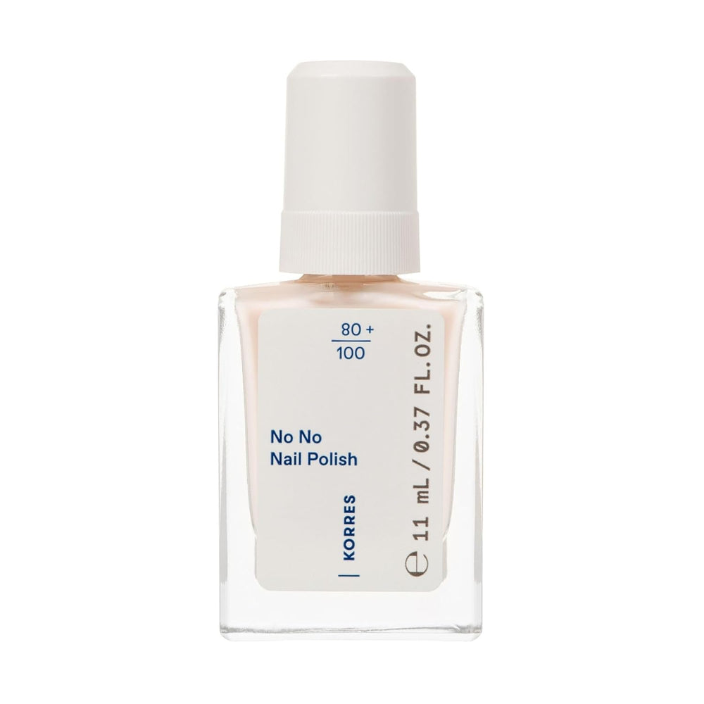 KORRES No No nail polish base - 10% vegan base without release, for long-lasting, chip-resistant color, 11 ml - naturally manicured nails, no harmful substances