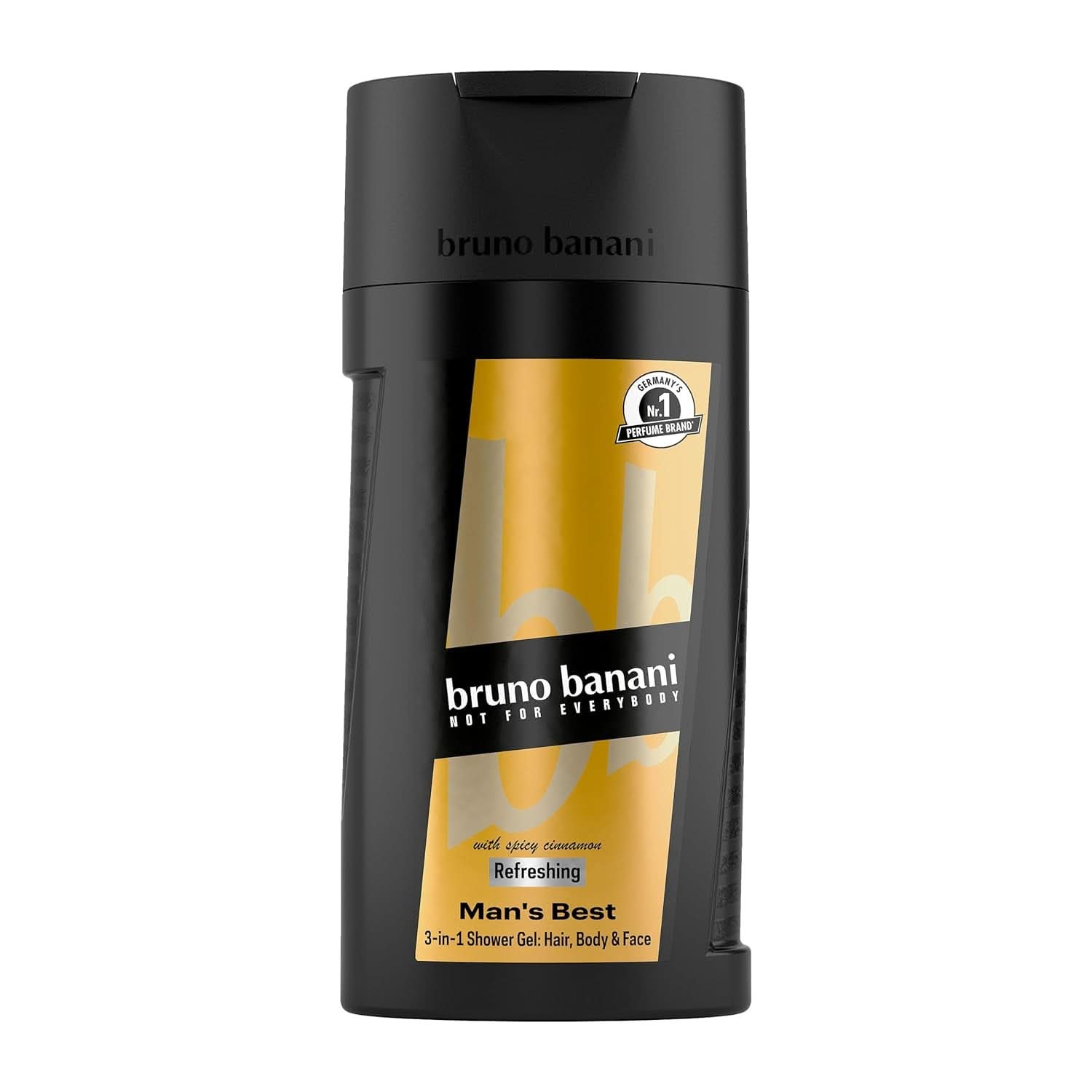 Bruno Banani Loyal Man 3 in 1 shower gel for body, hair and face, men, 250 ml Shower and bath Naty Shop 250 ml Pink pepper