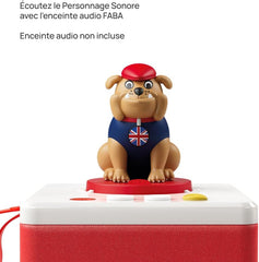 Personaj cu sunet - It's gone, Happy English - muzică, cântece și sunete - jucărie, conținut educațional, versiune franceză, copii pentru toate vârstele Jucarii Bebe Naty Shop