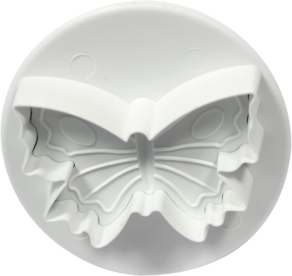 BU910 Cutter de embosare cu motiv fluture, format mic, mediu și mare, plastic, alb, 9 x 2 x 9 cm, 1 unitate