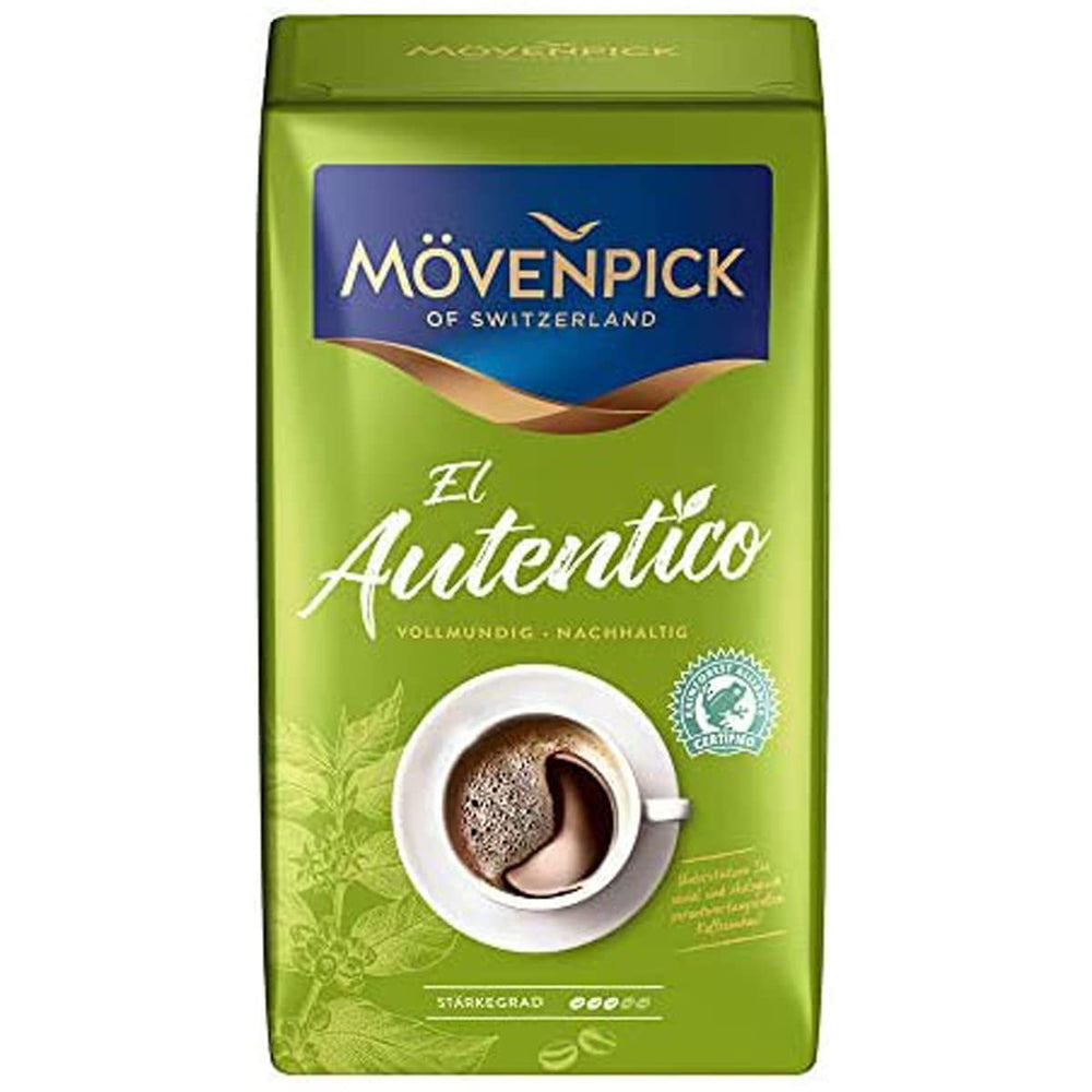 Boabe de cafea Mövenpick El Autentico, corpolente, sustenabile, 500g