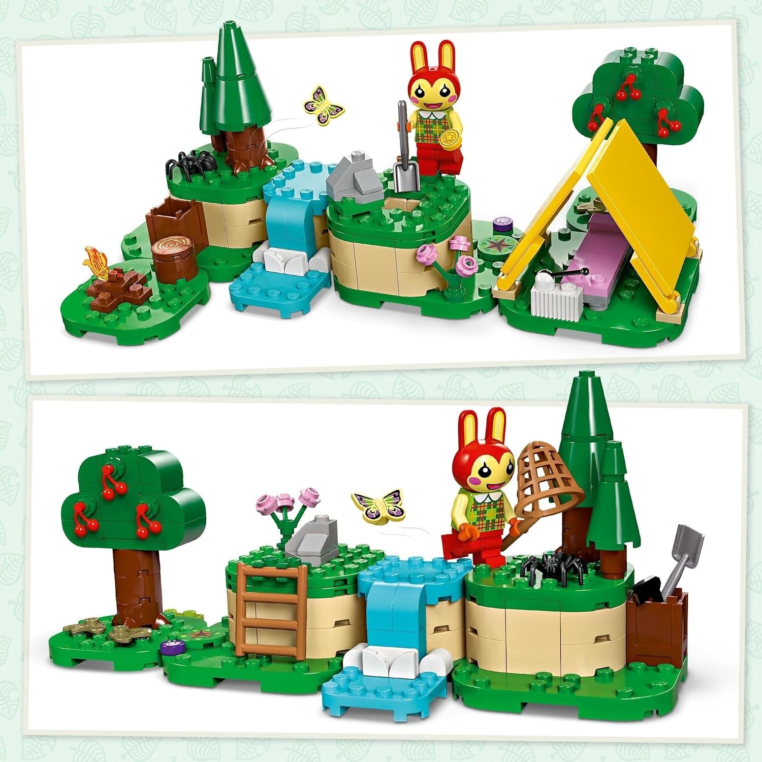 LEGO Animal Crossing Mimmis distracție în aer liber, jucărie creativă pentru copii, set de animale cu figura iepurelui din jocul video, cadou pentru fete și băieți de la 6 ani 77047 Seturi de constructie Besuche den LEGO-Store