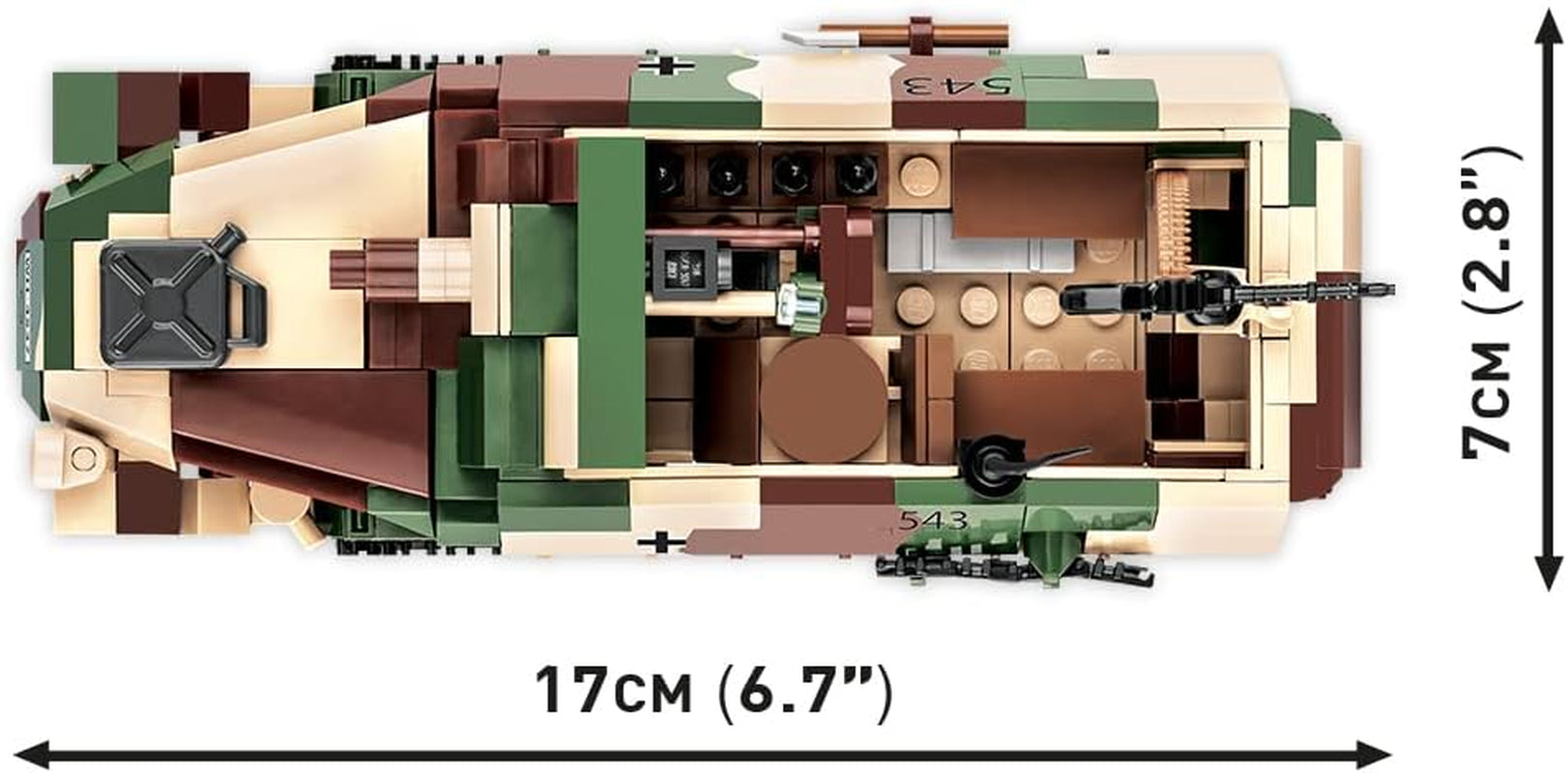 COBI 2283 sd.kfz.251/9 Army Bausteine, Various