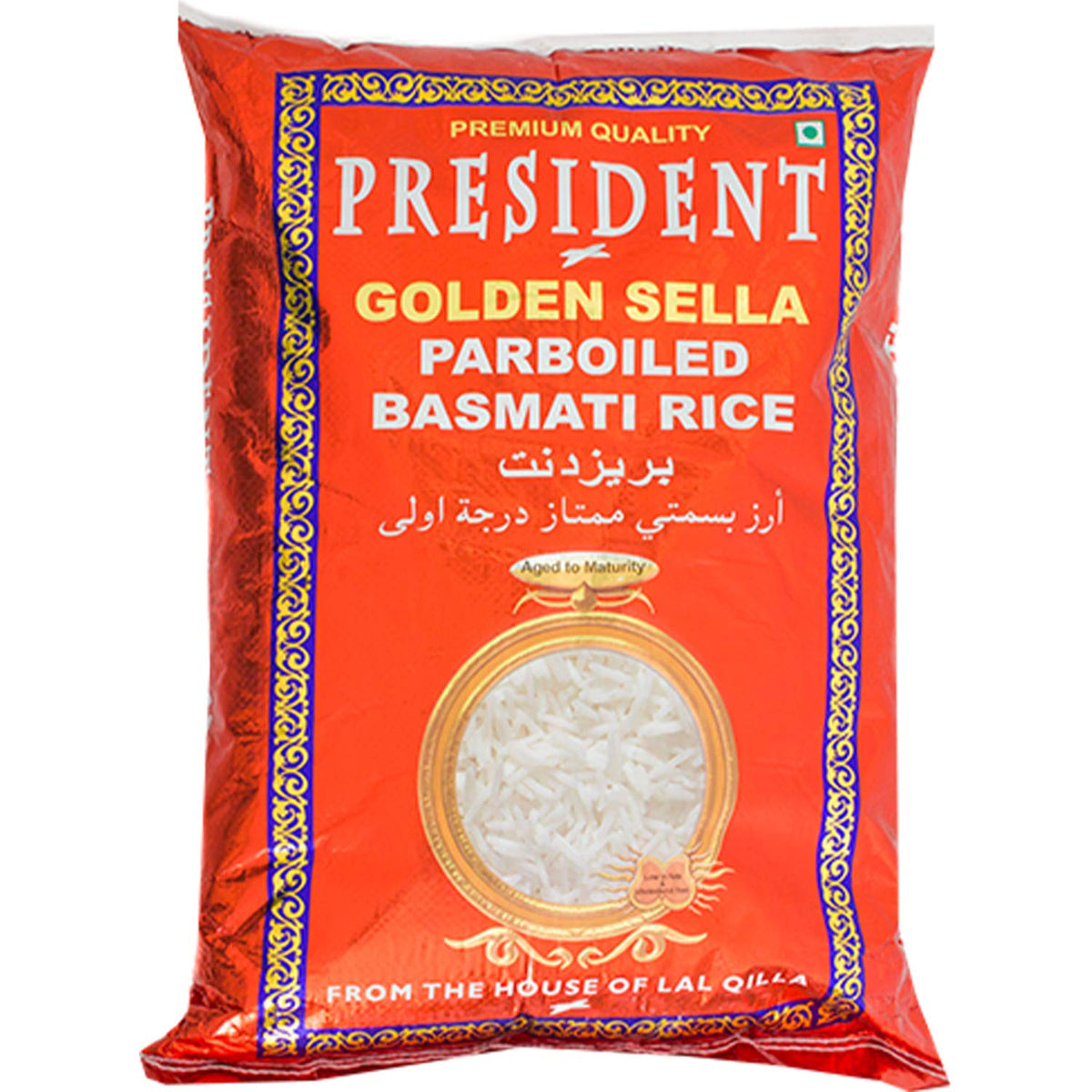 PRESIDENT - Golden Sella Basmati rice, pack of 20 (1 x 20 kg)