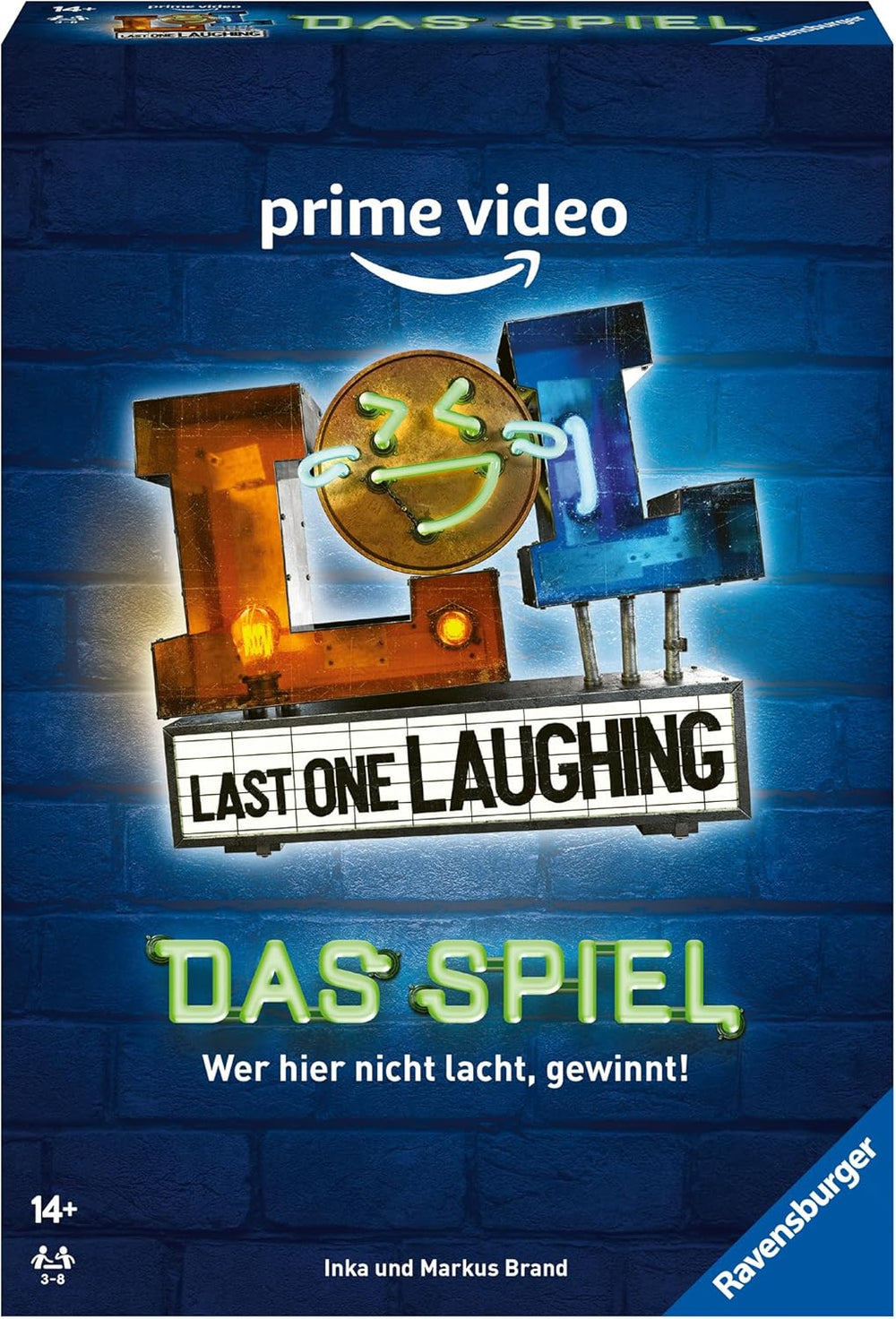 Ravensburger 27524 - Last One Laughing - The party game based on the series, LOL game for 3-8 players ages 14 and up, 350+ tasks for the "Don't Laugh" challenge, the fun card game based on LOL seasons 1, 2, 3 and 4