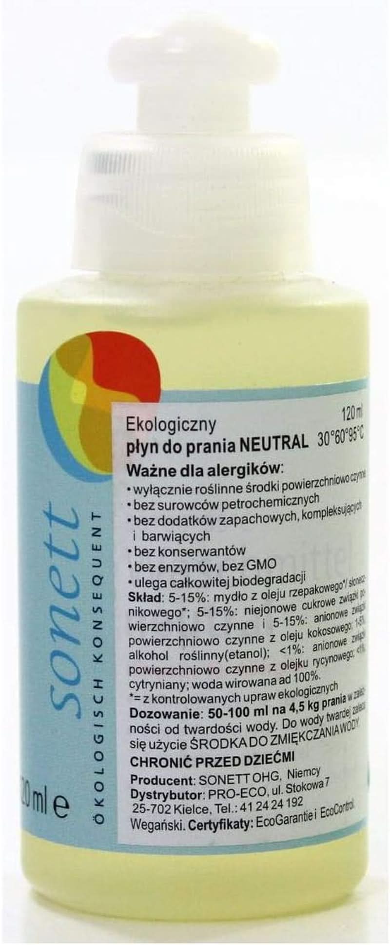 Lichid de spălat vase Sonett Sensitive, 1 litru Naty Shop 15 X 120Ml