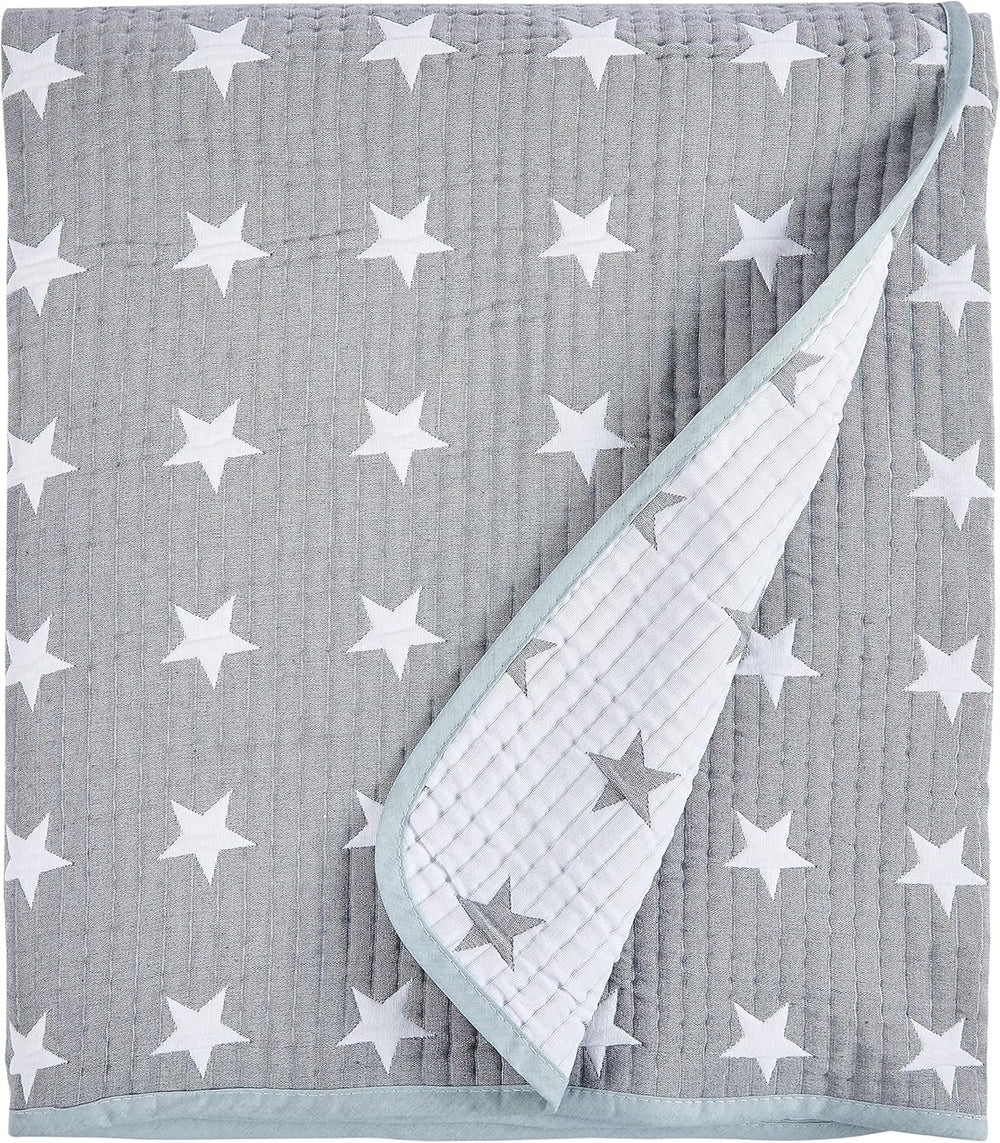 VIALMAN bed cover Sofia 10 king size bed | star quilt | quilt size 250 X 270 cm | bed cover & sofa throw navy blue Beds and Covers Besuche den VIALMAN-Store Gray Cama 90: 180 Cm X 270 Cm