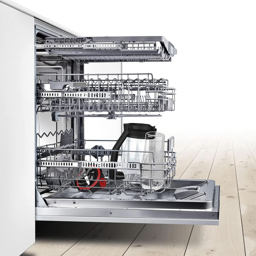 Bosch Standmixer Vitapower Serie 4 MMB6382M, Edelstahl-Klingen Made in Germany, 1.5L Thermosafe Glasbehälter, Stopfer, Sicherheitsdeckel, Spülmaschinengeeignete Teile, 30,000 U/Min, 1200 W, Edelstahl Kitchen Naty Shop