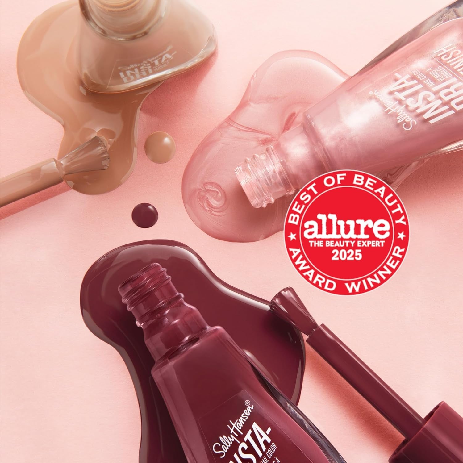 Insta-Dri Holo-Glow Nail Polish, Chrome Zone, Easy to Use, Long Lasting, Beautiful Colors, Easy to Apply, No Chipping, 19ml