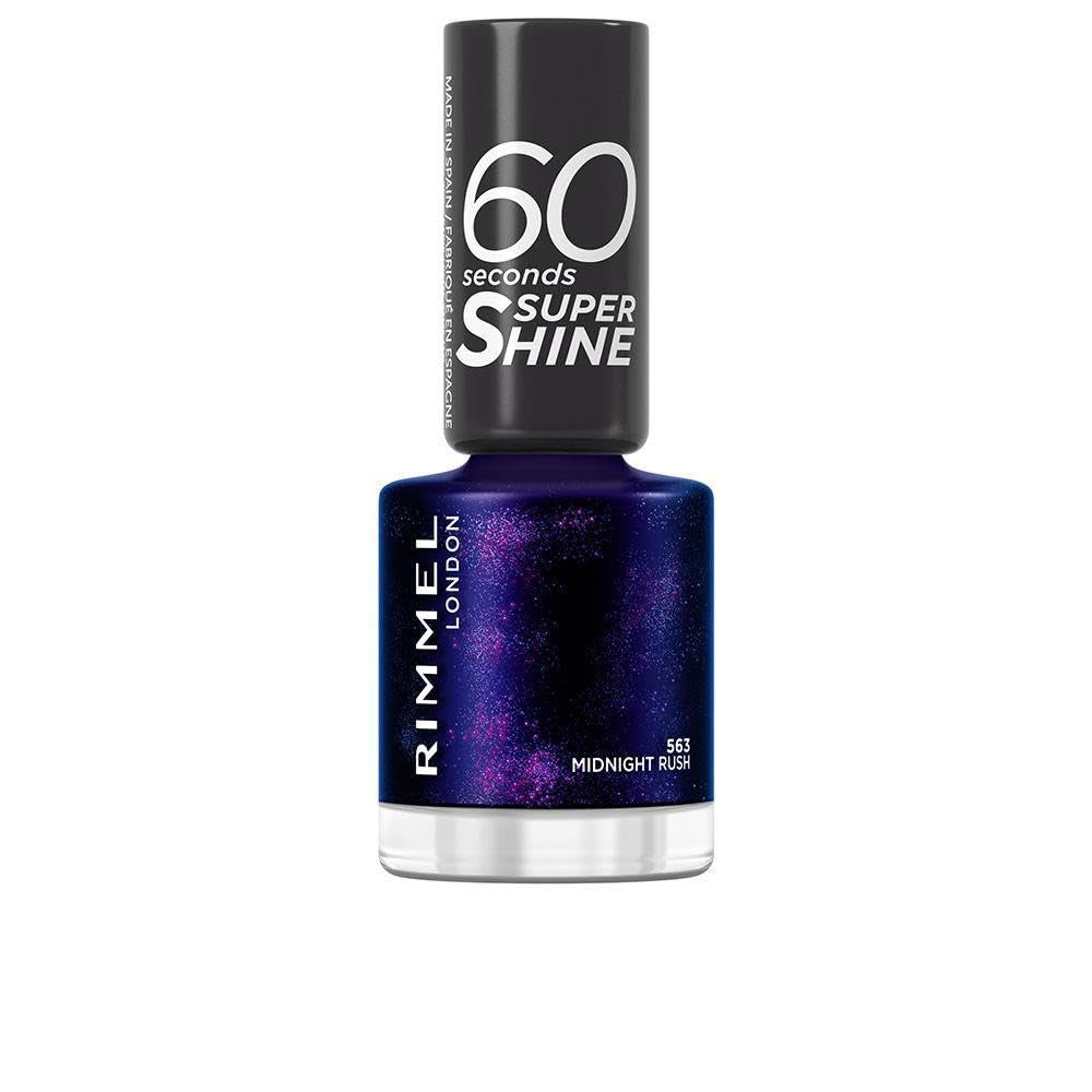 60 Seconds Super Shine nail polish, 563 Midnight Rush, 8 ml