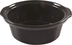 Beper BC.510 Slow Cooker, 280 W, 4.5 liters, ceramic glass, black and steel Slow Cooker Naty Shop