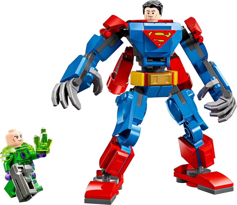 LEGO DC Superman Mech Vs. Lex Luthor - Superhero Toy with 2 Minifigures - Buildable Action Figure with Movable Arms, Legs and Fingers - Gift for Boys and Girls Ages 6+ 76302 Building Sets Besuche den LEGO-Store