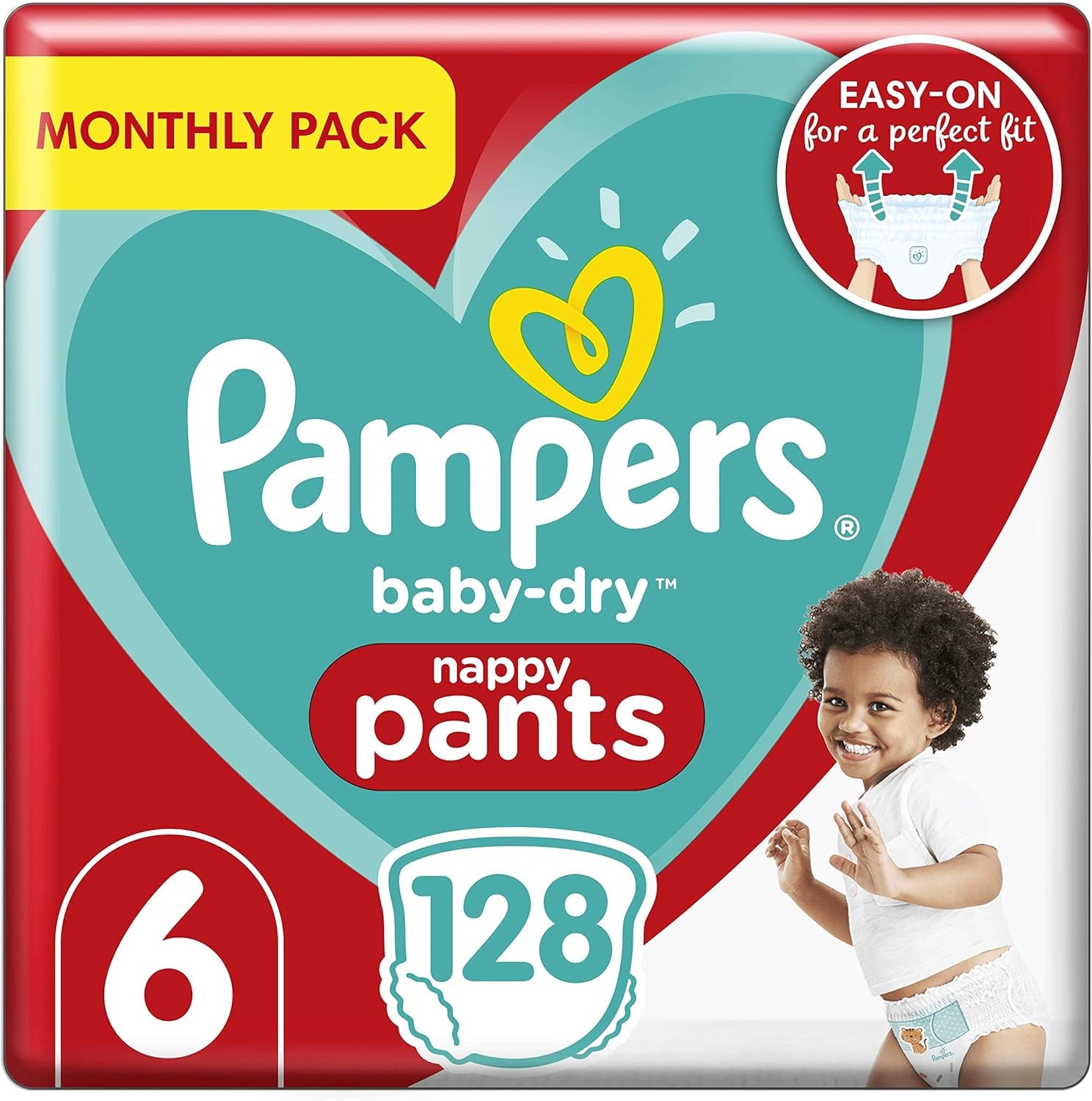 Pampers (Old Version), Panties, Size 4, 9kg-15kg, Three Pack (1 x 88 Diapers)