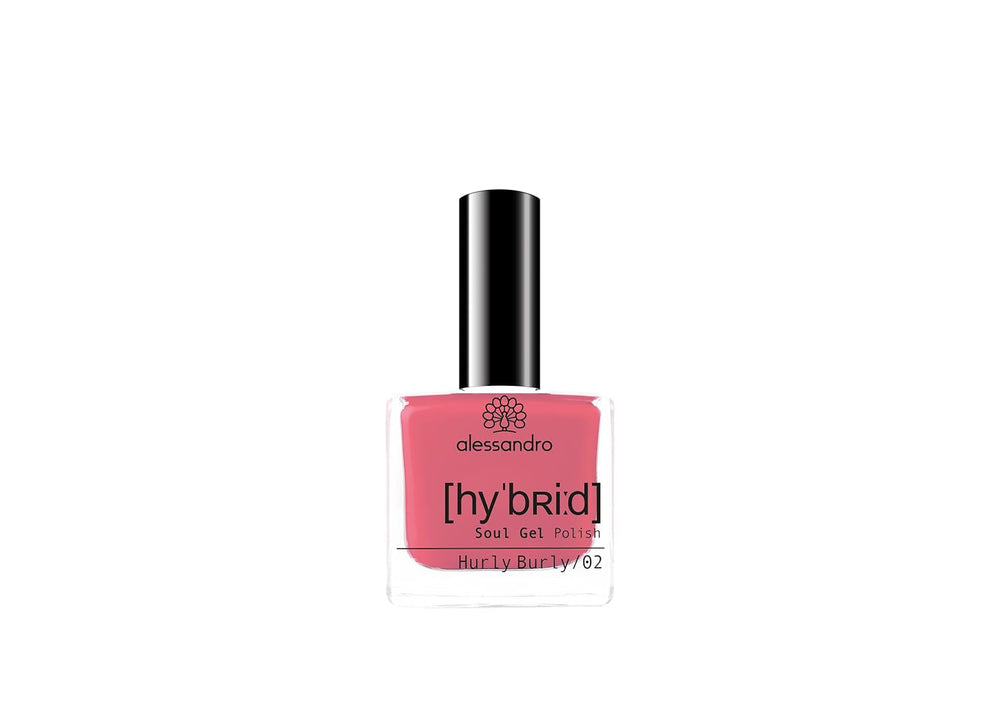 Alessandro Hurly Burly Hybrid Nail Polish - Light Pink - Perfect nails in just 3 steps, no LED - Lasts up to 10 days!