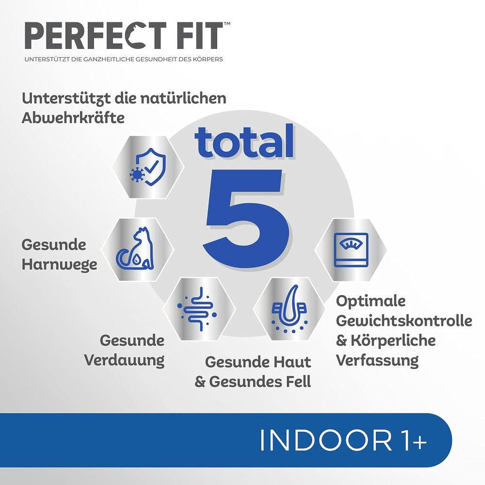 Pliculețe PERFECT FIT™ pentru pisici, pentru interior, cu pui, 12 x 85 g