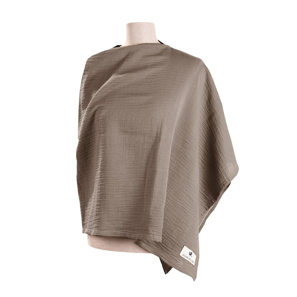 Julius Zöllner nursing blouse made of 100% cotton muslin, OEKO-TEX STANDARD 100, Made in Germany Accessories Food and Breastfeeding Bebe Naty Shop Nougat
