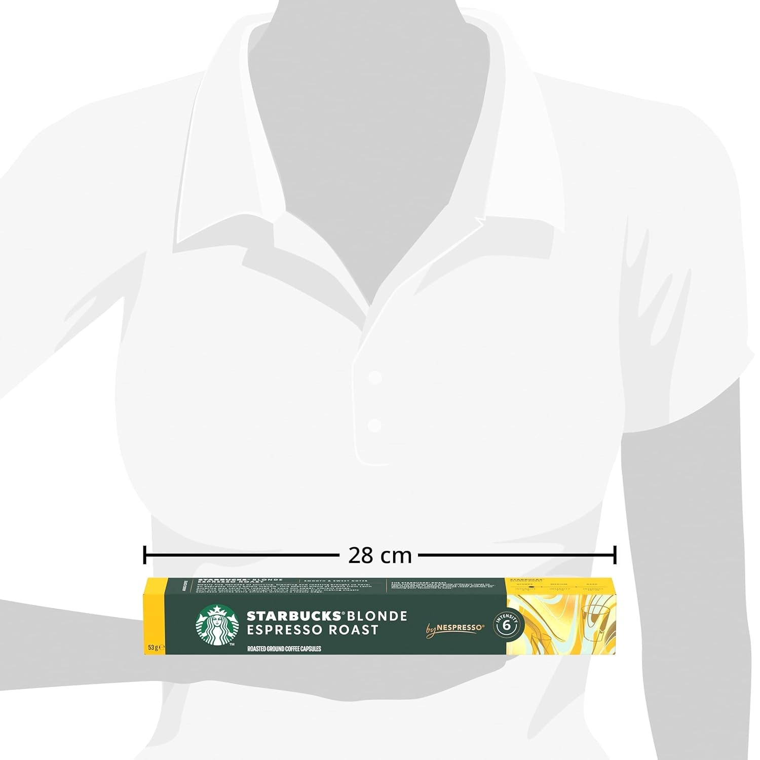 STARBUCKS Blonde Espresso Roast by Nespresso, Helle Röstung, Kaffeekapseln 10 x 10 (100 Kapseln)