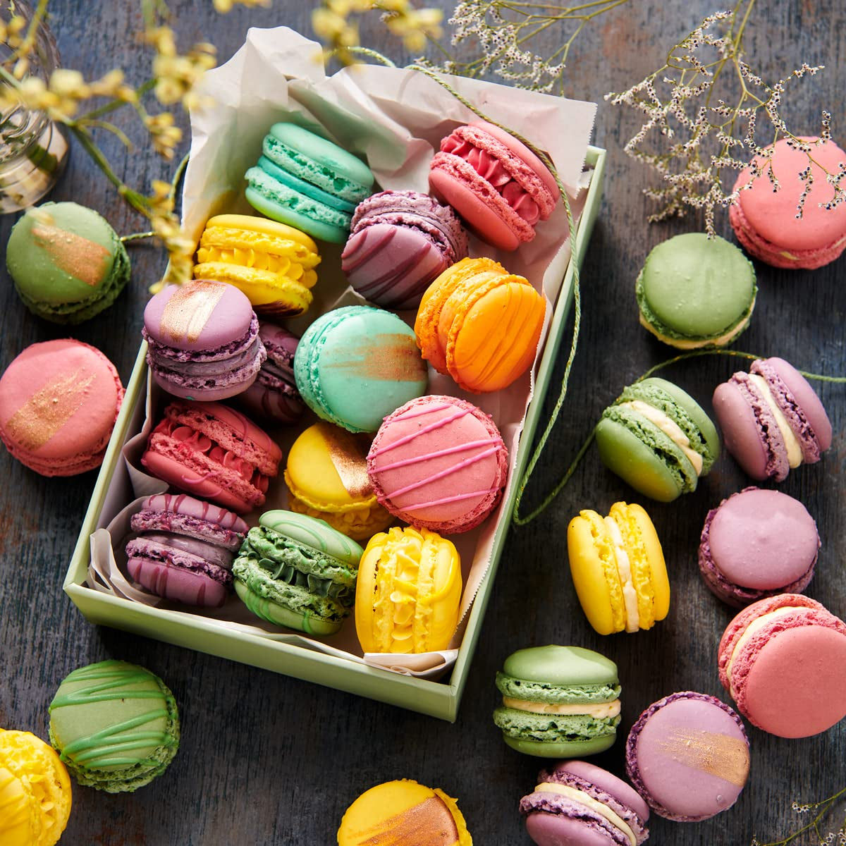 Funcakes Mix Für Macarons, Gluten-free: Einfach Zu Berübenen, Perfekt Hausgemachte Macarons, Köstlicher Mandelgeschmack, Halal-Zertifiziert, 300G Mix for baking and cooking Naty Shop