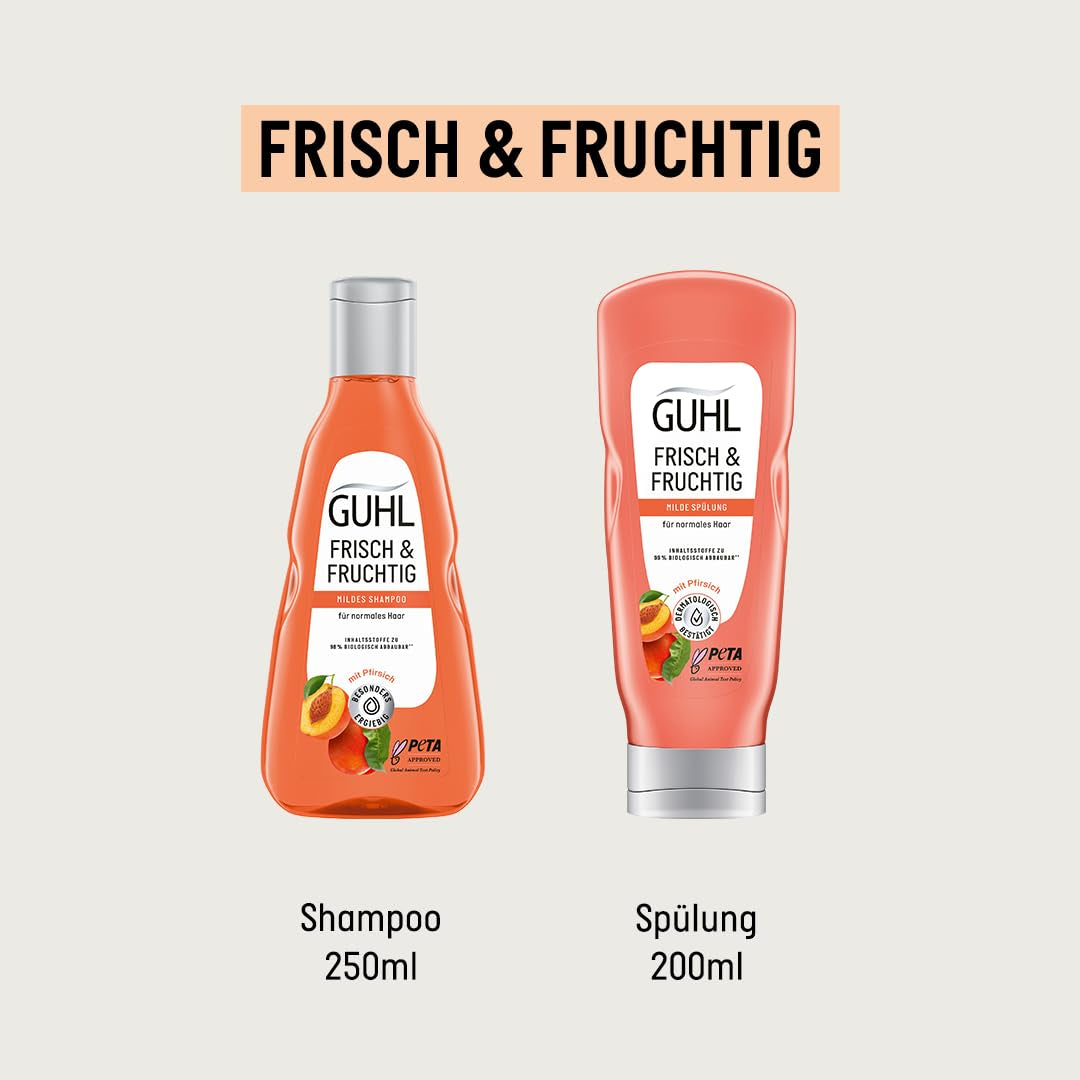 Guhl Fresh & Fruity Shampoo - Contents: 250 Ml - Hair type: Normal Shower and bath Guhl
