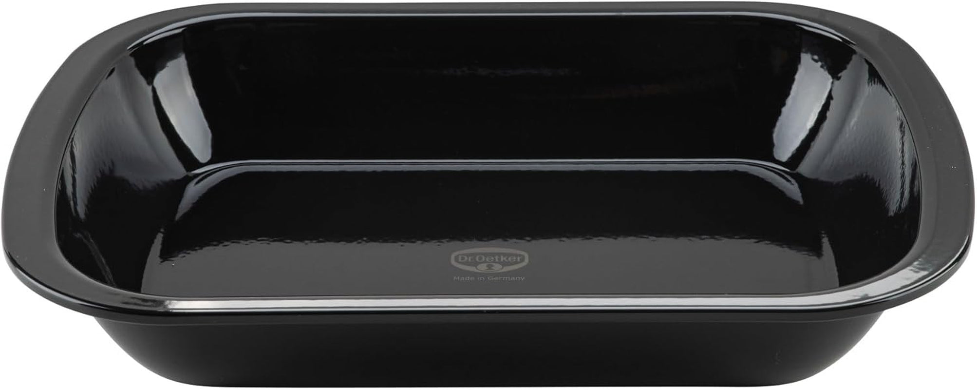 Dr. Oetker Back-Idee Kreativ Dessert- Und Auflaufform Aus Enamelle, 39.5 X 28 X 6.5 Cm– Hitzebeständig Bis 400°C, Schnittfest, Kratzfest, Induktionsgeeignet, Schwarz Molds and baking trays Naty Shop