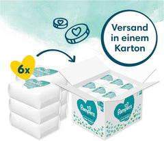 Pampers Baby diapers size 2 (4-8 kg) Harmony, Gentle skin protection and plant-based ingredients, 204 pieces Mother and Baby Naty Shop
