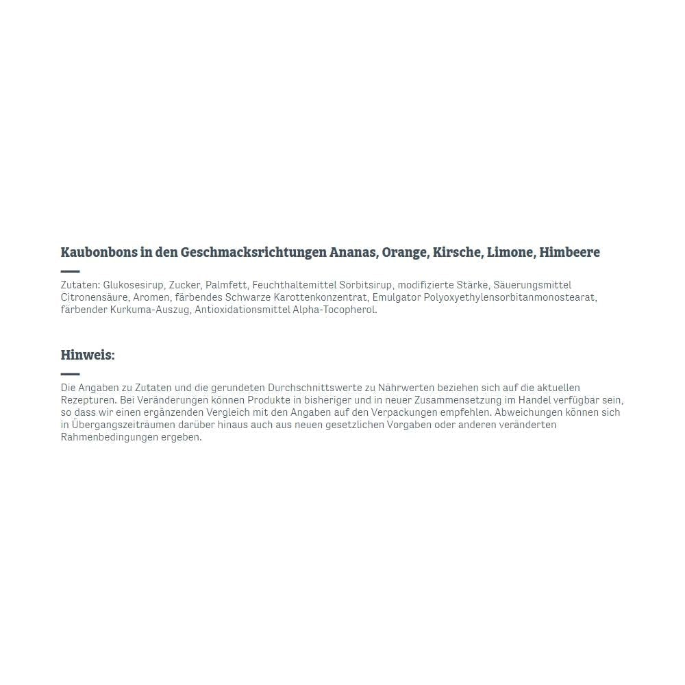 Kaufrüchtchen – 1 x 425G – caramels with five fruit flavors Naty Shop