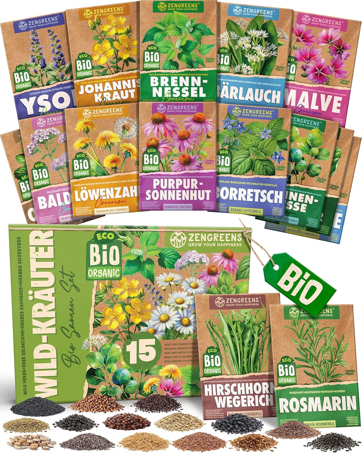 Organic Tomato Seeds in a Set of 10 - 10 Tomato Seeds for Easy Growing in the Garden, Balcony or Raised Bed - Plant Seeds - Seedlings