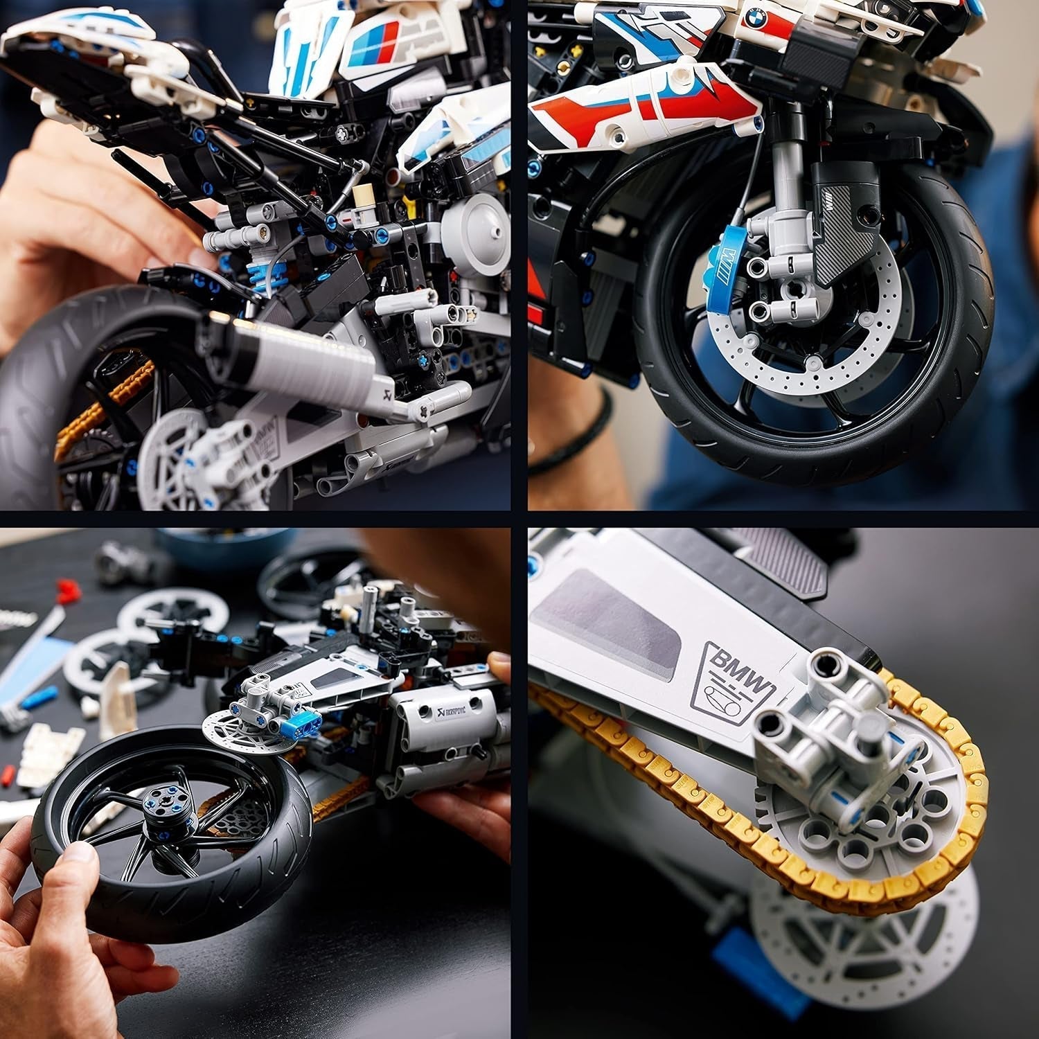 LEGO Technic BMW M 1000 RR Motorcycle Model Adult Model Kit Set as a Craft Gift for Men and Women Home or Office Decor 42130 Building Kits Besuche den LEGO-Store