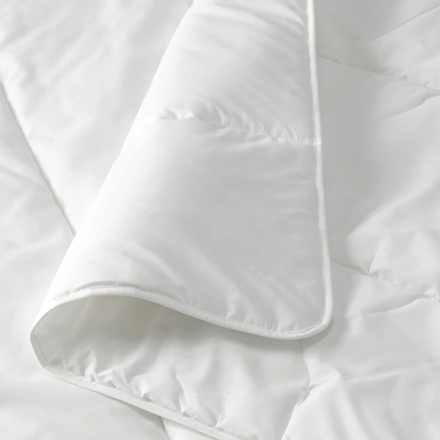 Prestige Italian Bedding Microfiber Summer Comforter, White, Double, 100% Naty Shop Duvets & Quilts