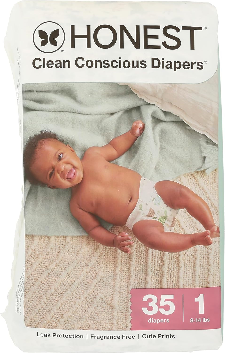 – Eco-friendly and high-quality disposable diapers, Pandas, size 3 (7.3–12.7 kg), 27 pieces