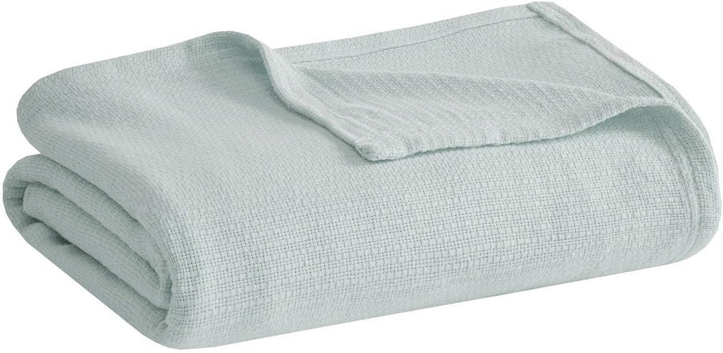 Madison Park Freshspun Wicker Pătură de bumbac Twin Grey Paturi si Cuverturi Madison Park Albastru Rege