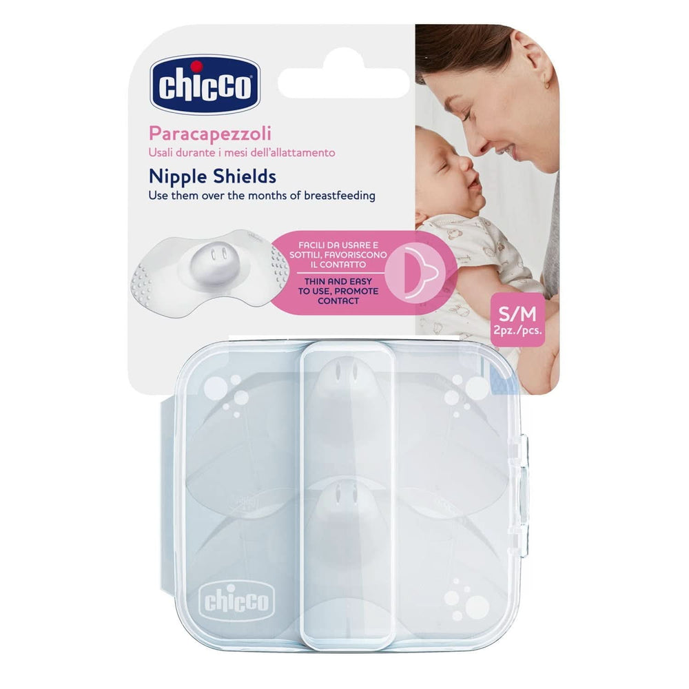 Chicco Skintoskin nipple protector, silicone, transparent, 6 pcs Food and Breastfeeding Accessories Bebe Naty Shop