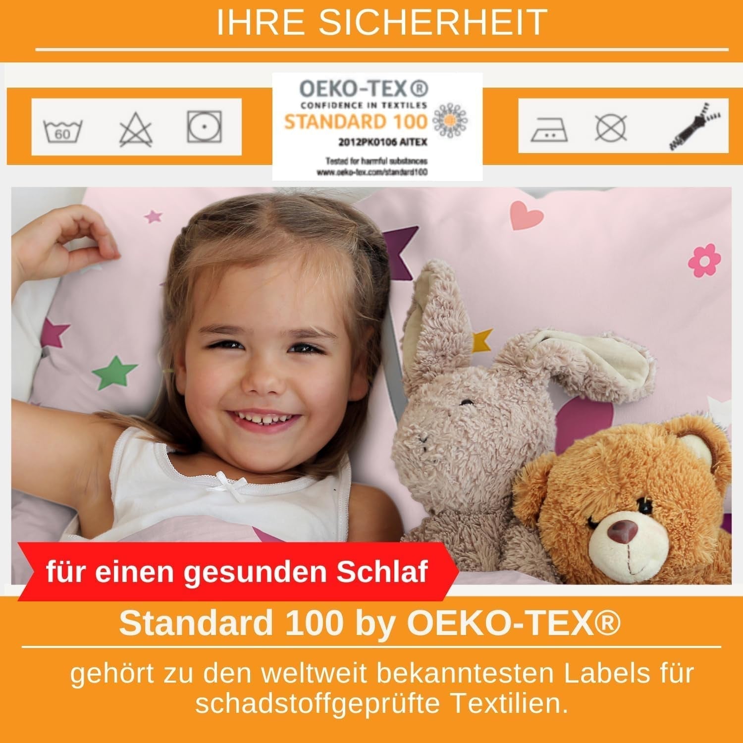 Aminata Kids bed linen, fairies and elves, 100 X 135 cm Bed linen - children Naty Shop