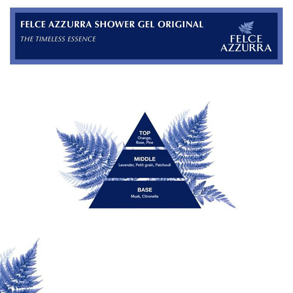 Felce Azzura, Classico shower gel 250 ml Shower and bath Naty Shop