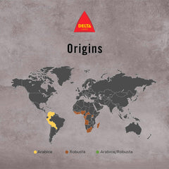 Cafea Delta Original, boabe întregi, 1 kg