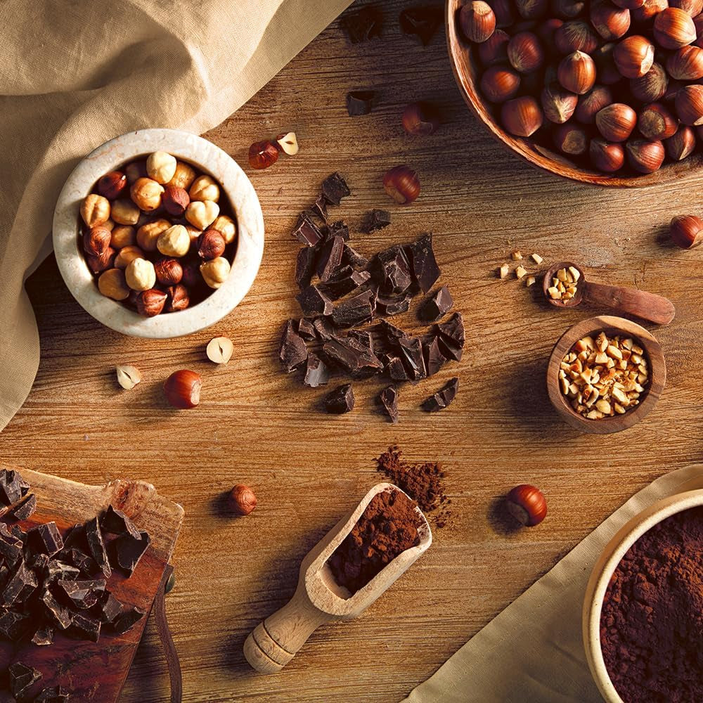 Chocolates with milk chocolate and hazelnut filling, 200g box